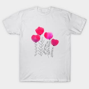Pink Flowers T-Shirt